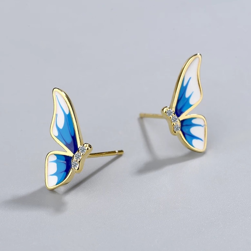 💕 Girls Butterfly Earrings